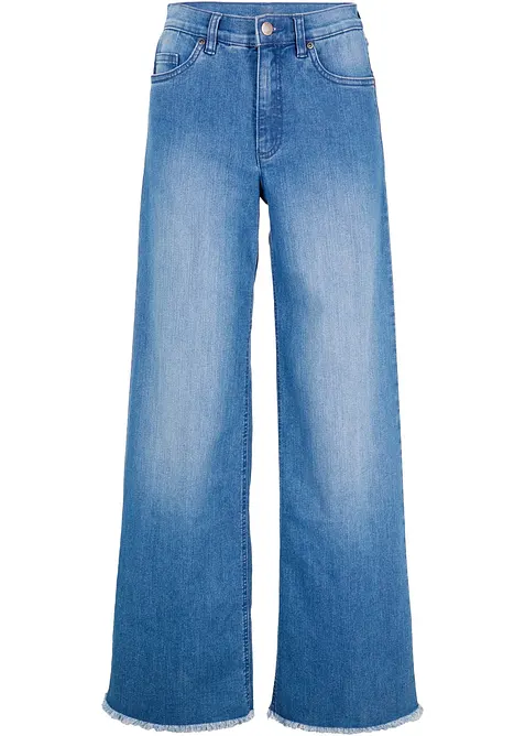 Wide-Leg-Jeans High Waist, bonprix