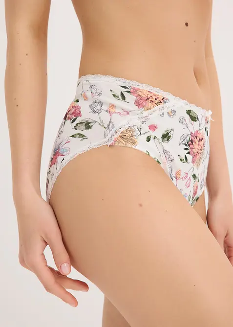 Lot de 4 slips Maxi coton, bonprix