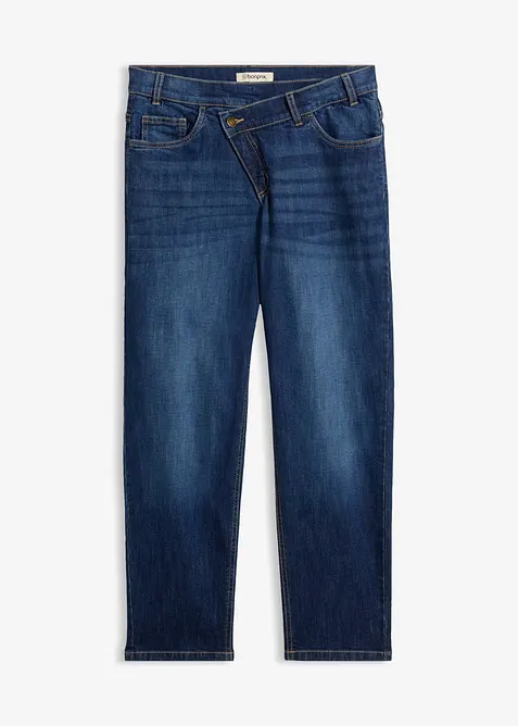 Jean mom taille haute, raccourci, bonprix