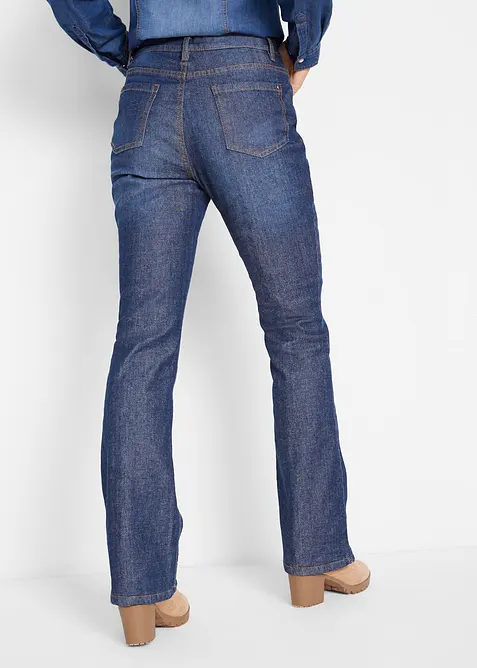 Bootcut-Jeans High Waist, Thermo, bonprix