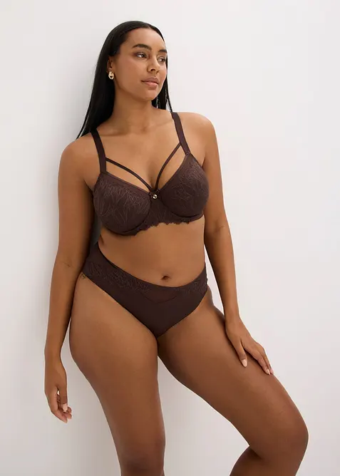 Soutien-gorge minimiseur avec dentelle d&eacute;licate, bonprix