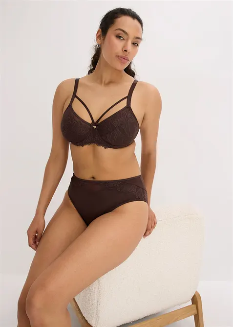 Soutien-gorge minimiseur avec dentelle d&eacute;licate, bonprix