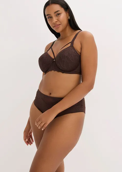Slip maxi avec dentelle, bonprix