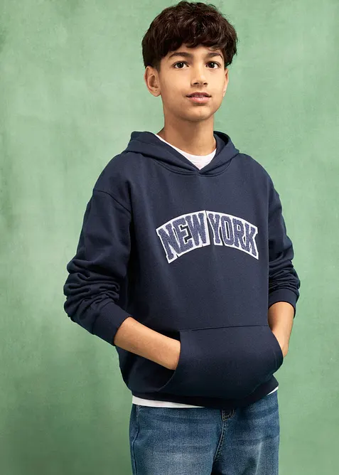 Hoodie aus reiner Baumwolle, bonprix