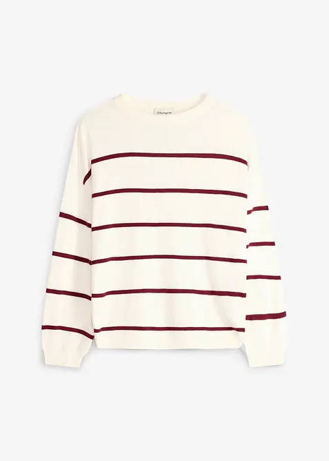 Pull en fine maille de viscose m&eacute;lang&eacute;e, bonprix