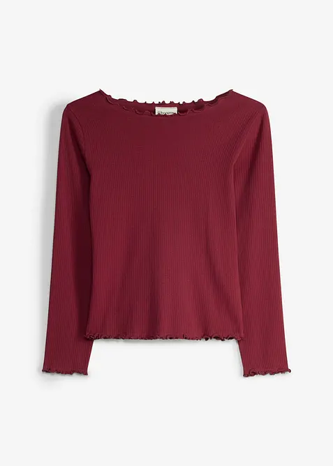 Langarmshirt aus reiner Bio-Baumwolle, bonprix