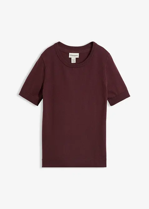 Pull doux en fine laine m&eacute;lang&eacute;e, bonprix