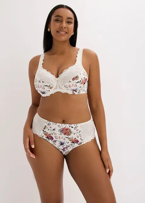 Maxislip mit floralem Druck (2er Pack), bonprix