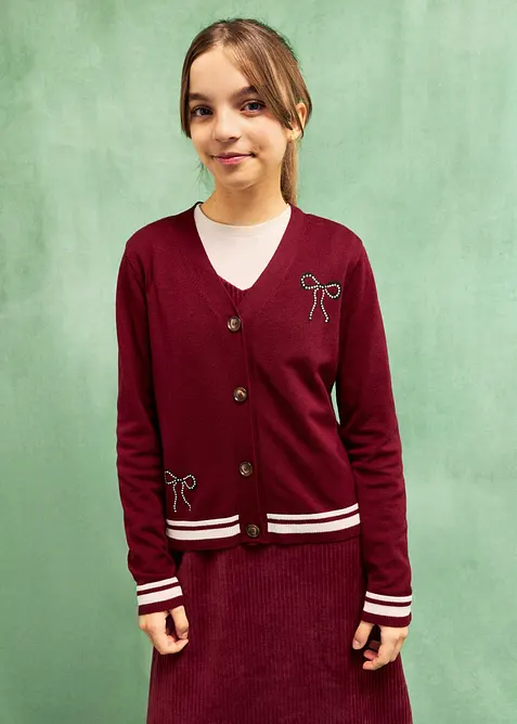Feinstrickcardigan aus Viskose-Mix, bonprix