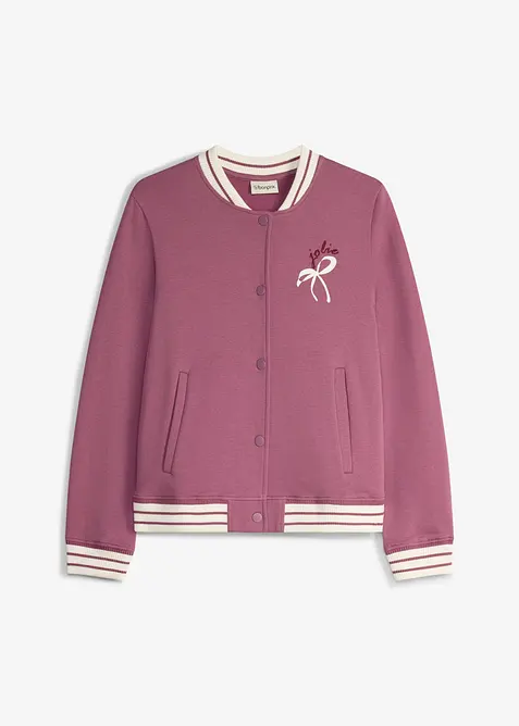 Sweatjacke aus reiner Bio-Baumwolle, bonprix