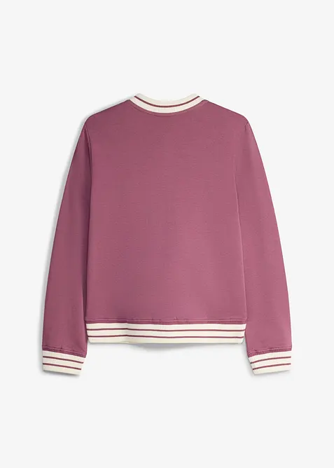 Sweat zipp&eacute; 100% coton, bonprix