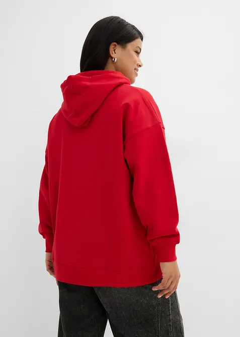 Sweat oversize &agrave; capuche 100% coton, bonprix