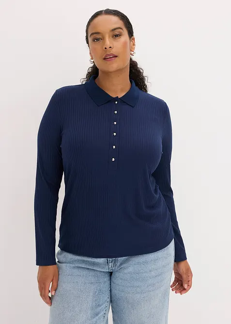 Polo c&ocirc;tel&eacute;, bonprix