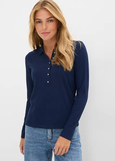 Polo c&ocirc;tel&eacute;, bonprix