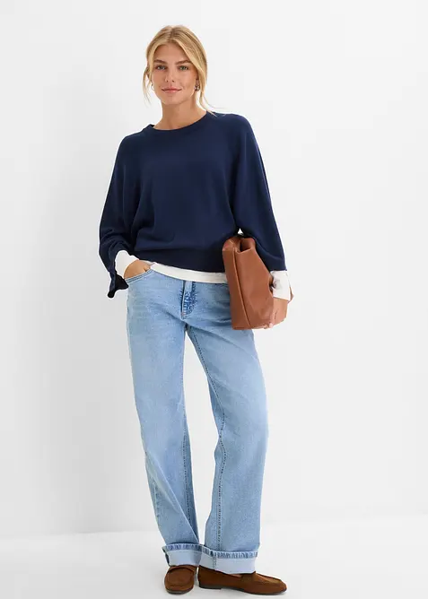 Pull oversize en fine maille, bonprix