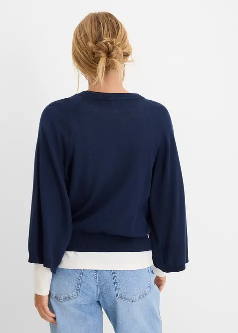 Pull oversize en fine maille, bonprix