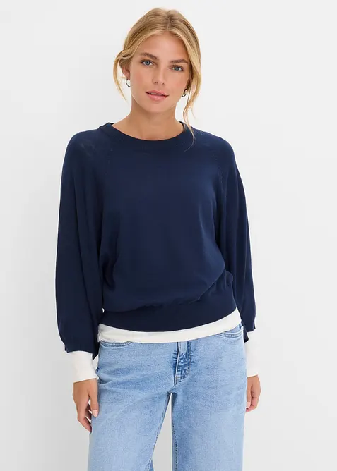 Pull oversize en fine maille, bonprix