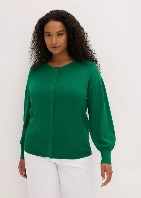 Feinstrickjacke aus softem Viskose-Mix, bonprix