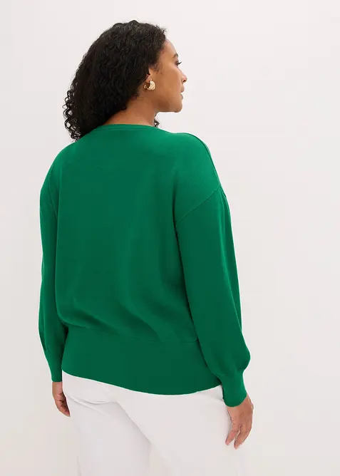 Feinstrickjacke aus softem Viskose-Mix, bonprix