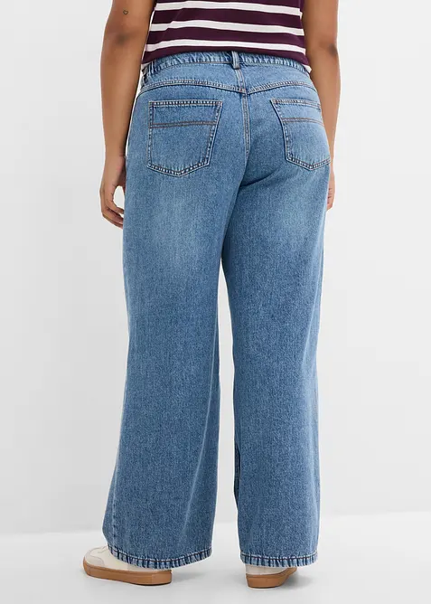 Jean large taille mi-haute, bonprix