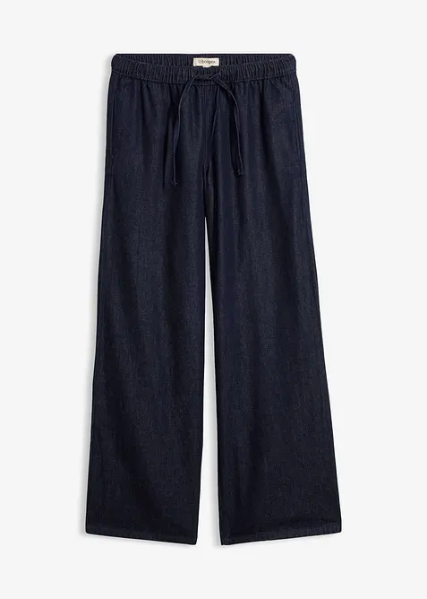 Jean large et l&eacute;ger, taille mi-haute, bonprix