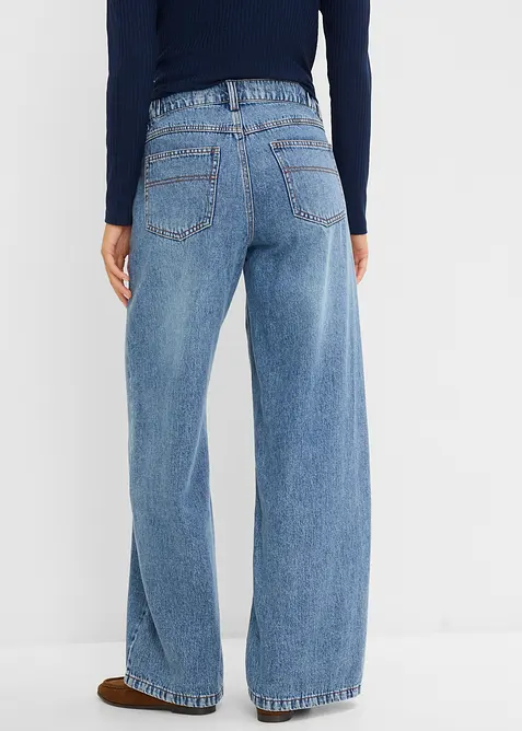 Jean large taille mi-haute, bonprix