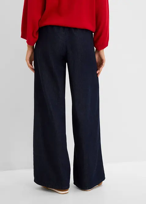 Jean large et l&eacute;ger, taille mi-haute, bonprix