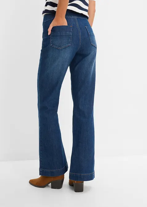 Jean flare taille mi-haute, bonprix