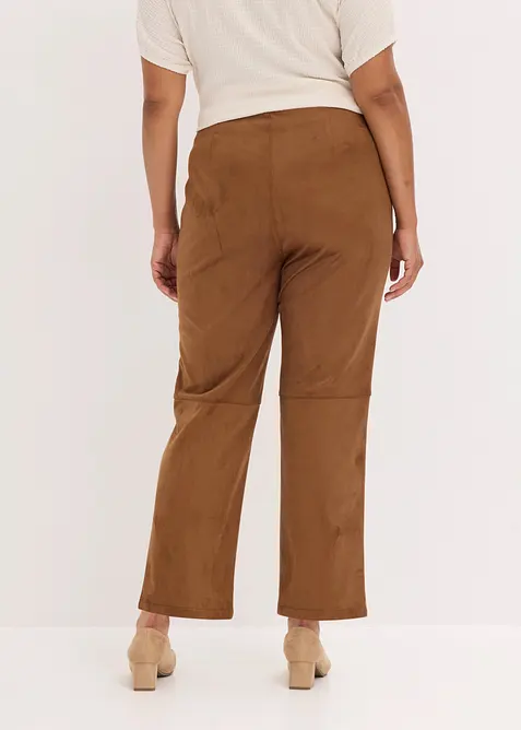Pantalon 7/8 en su&eacute;dine, bonprix