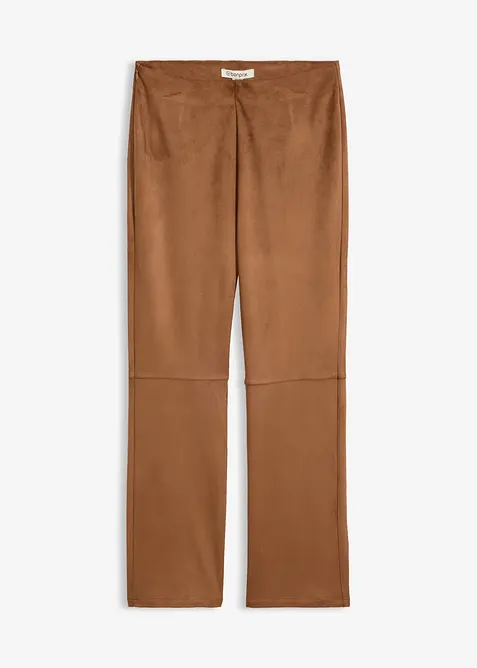 Pantalon 7/8 en su&eacute;dine, bonprix