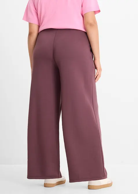 Pantalon palazzo en mati&egrave;re n&eacute;opr&egrave;ne, bonprix