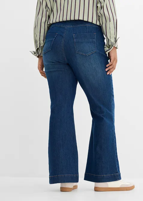 Jean flare taille mi-haute, bonprix