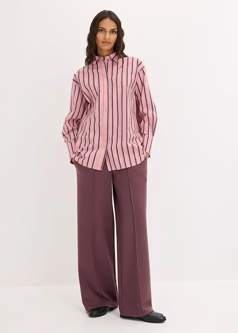 Hemdbluse aus Baumwoll-Mix, bonprix