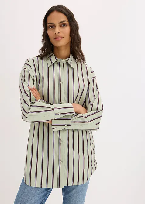 Chemisier en coton extensible, bonprix