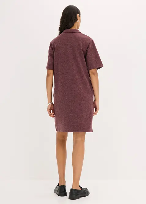 Kleid mit Rei&szlig;verschluss aus Piqu&eacute;, bonprix