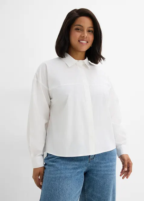 Chemisier en coton extensible, bonprix