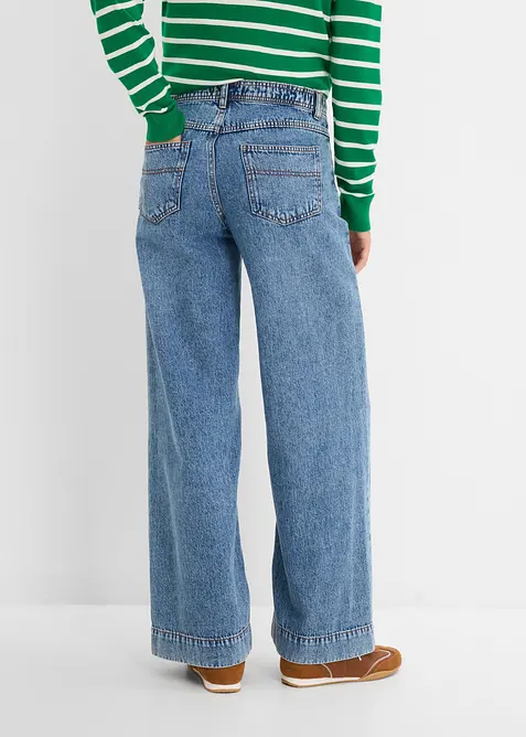 Jean large taille mi-haute, bonprix