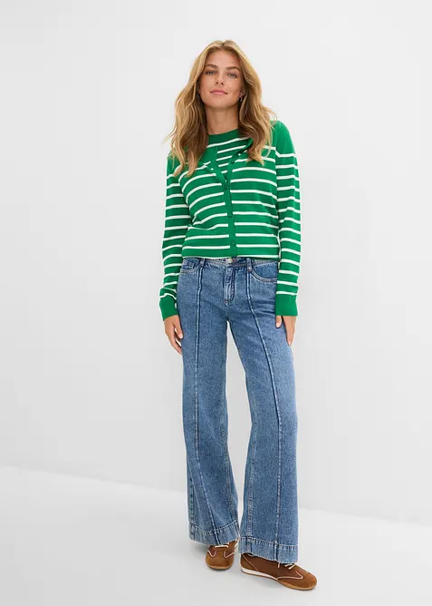 Jean large taille mi-haute, bonprix