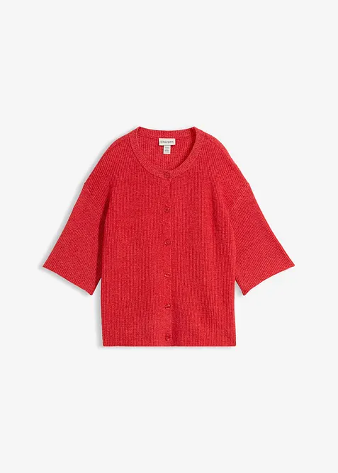Lockere Strickjacke aus weichem Woll-Mix, bonprix
