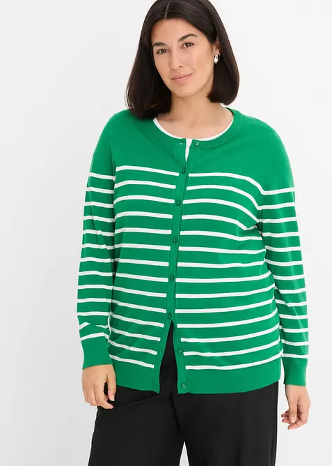 Feinstrickjacke aus weichem Viskose-Mix, bonprix