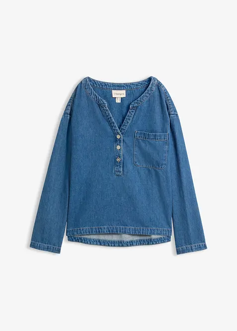 Blouse en jean, bonprix