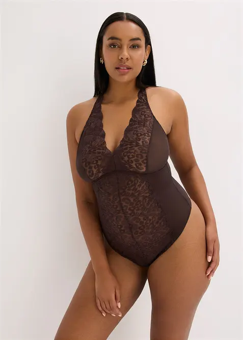 Body-string brod&eacute;, sans armatures, bonprix