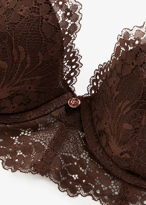 Soutien-gorge &agrave; coques et dentelle, bonprix