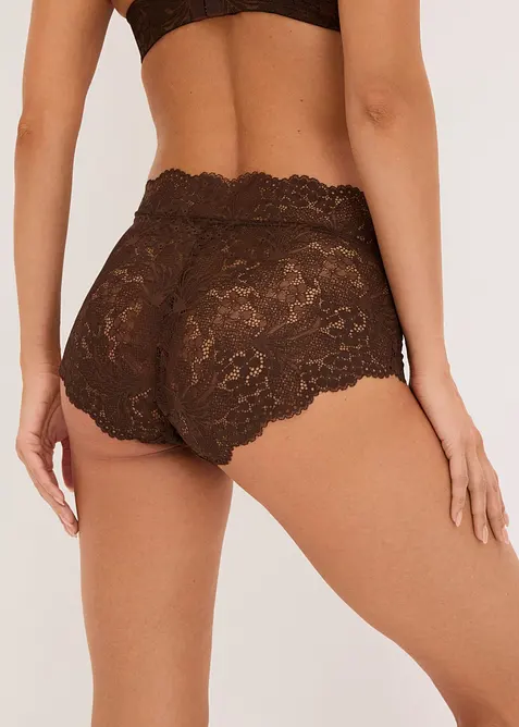 Culotte taille haute en dentelle, bonprix