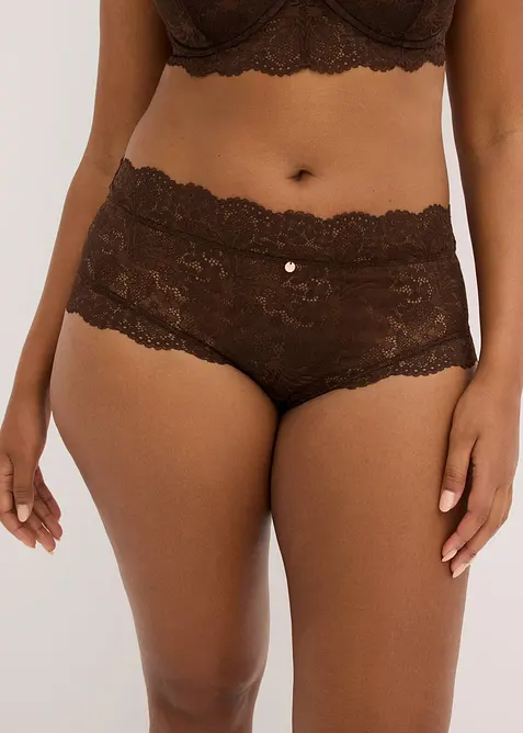 Culotte taille haute en dentelle, bonprix