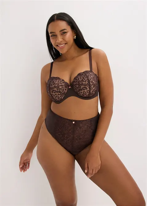 Soutien-gorge balconnet brod&eacute;, bonprix
