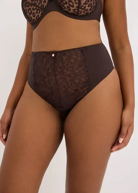 String taille haute brod&eacute;, bonprix