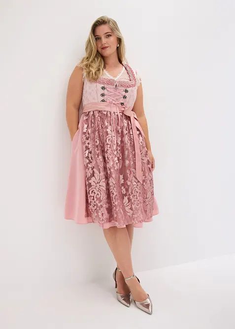 Dirndl mit Pailletten Sch&uuml;rze (2-tlg.Set), bonprix