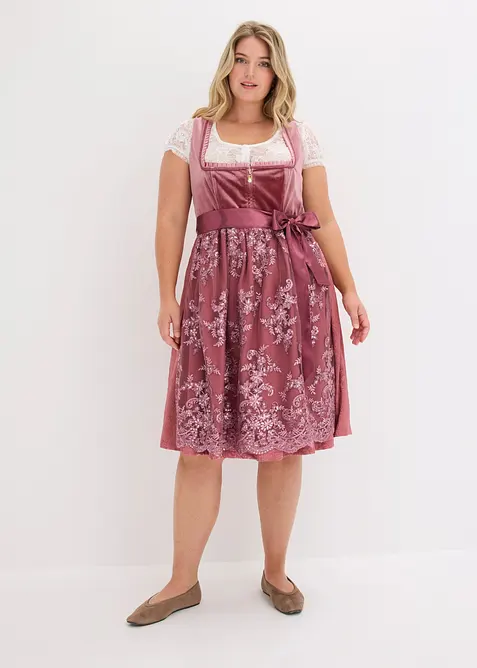 Dirndl mit Pailletten Sch&uuml;rze (2-tlg.Set), bonprix