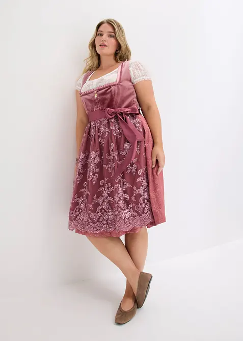Dirndl mit Pailletten Sch&uuml;rze (2-tlg.Set), bonprix
